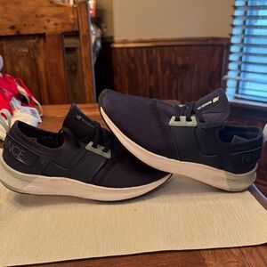 New Balance Kids Navy and White Sneakers